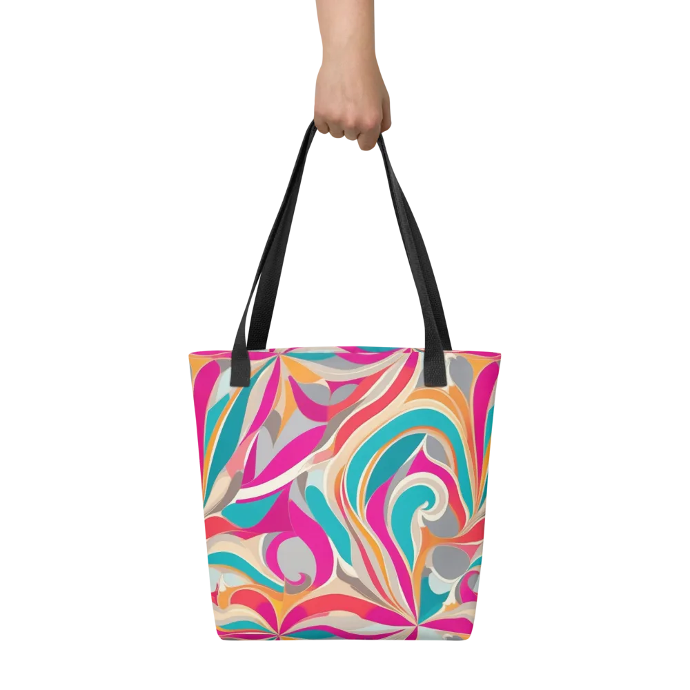 Satin Cyclone on Tote Bag — Front