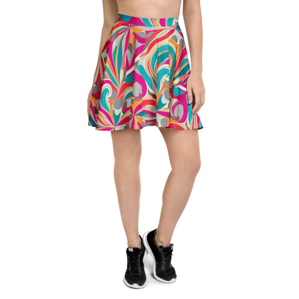 Satin Cyclone on Skater Skirt — Front