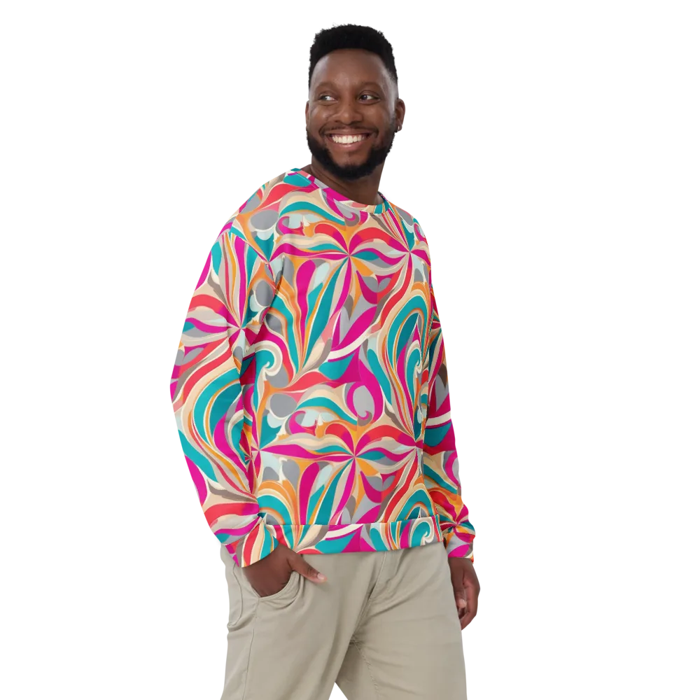 Satin Cyclone on Sweatshirt — Front