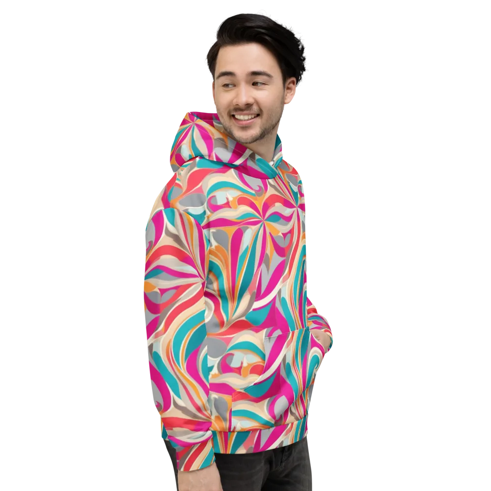 Satin Cyclone on Hoodie — Right
