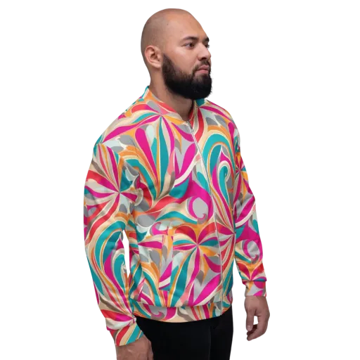 Satin Cyclone on a Bomber Jacket