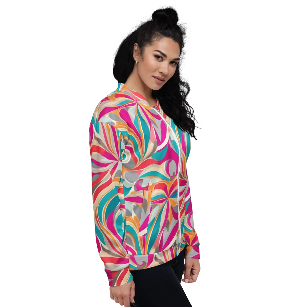 Satin Cyclone on Bomber Jacket — Right