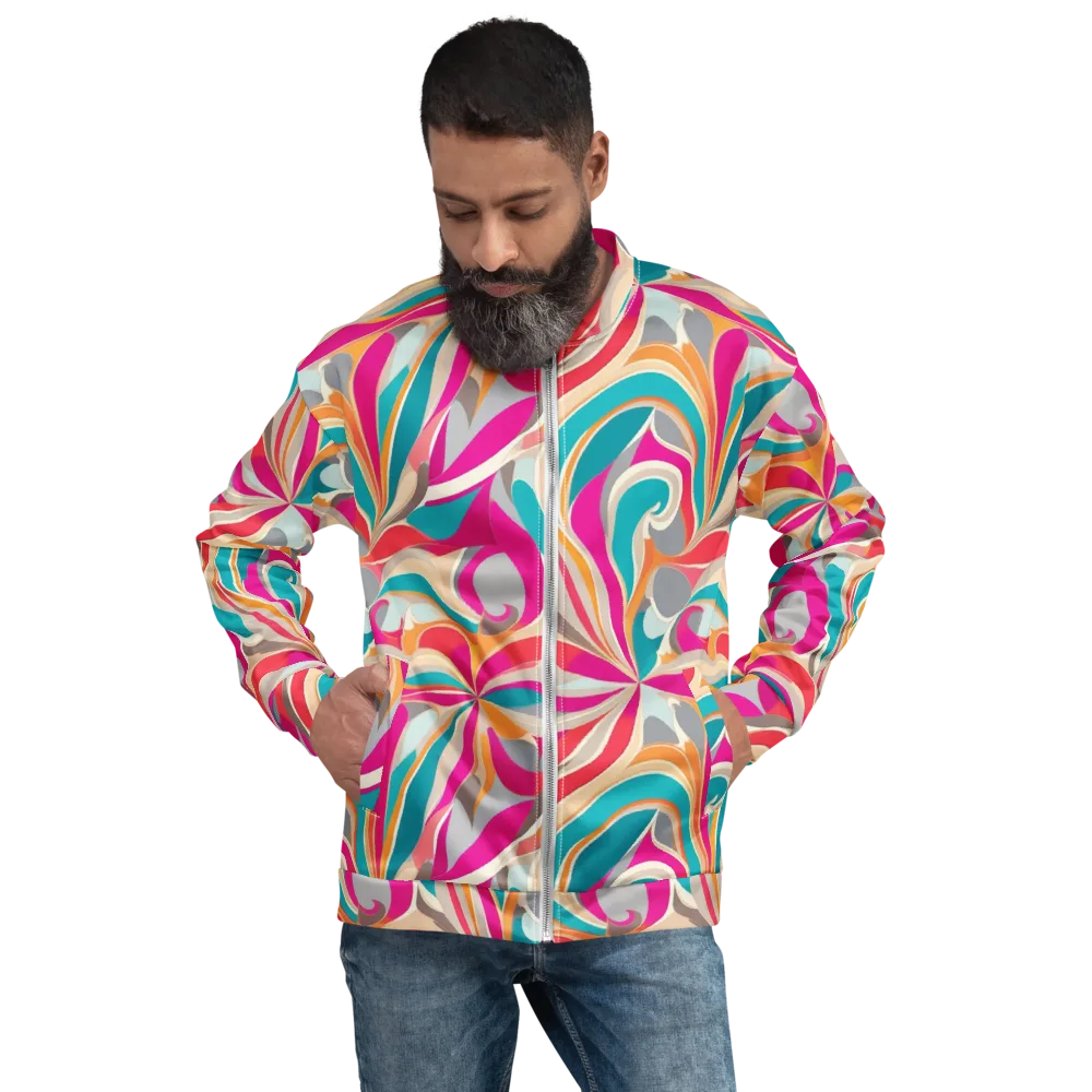 Satin Cyclone on Bomber Jacket — Front