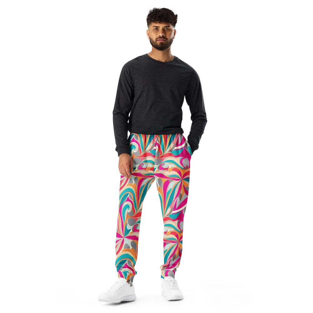Satin Cyclone on Men's Joggers — Front