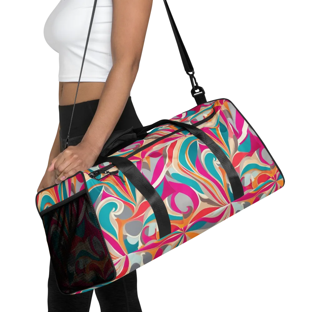 Satin Cyclone on Duffle Bag — Front
