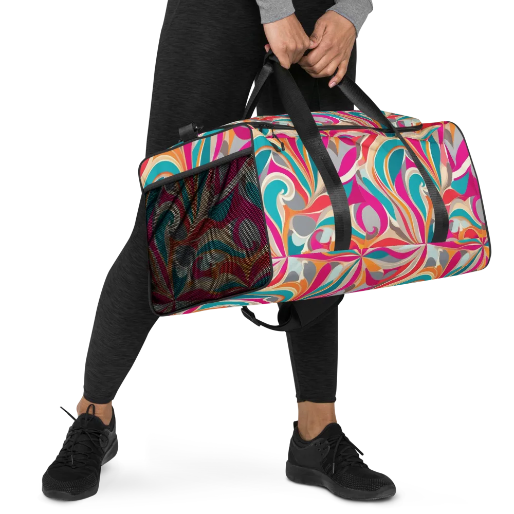 Satin Cyclone on Duffle Bag — Right Front