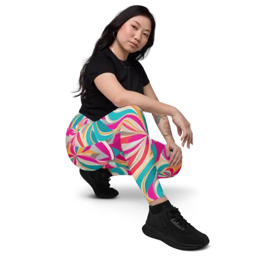 Satin Cyclone on a Leggings with Pockets