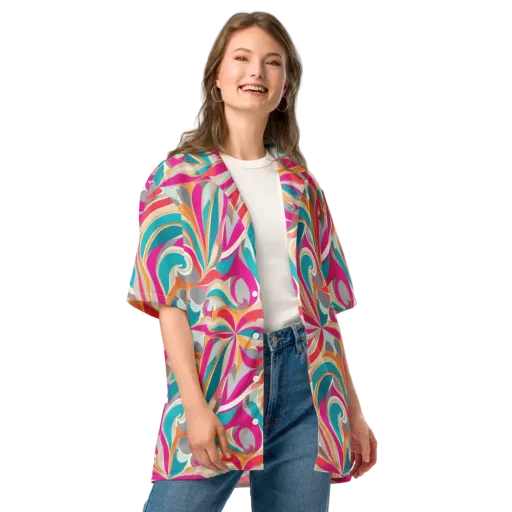 Satin Cyclone on a Button Shirt