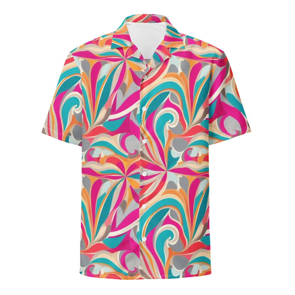 Satin Cyclone on Button Shirt — Front