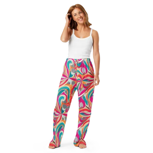 Satin Cyclone on a Women's Pajama Pants