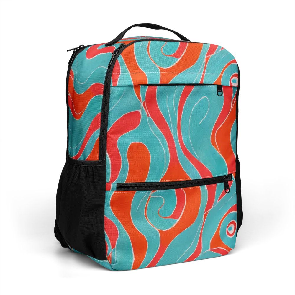 Opal Undertow on Utility Backpack — Right Front