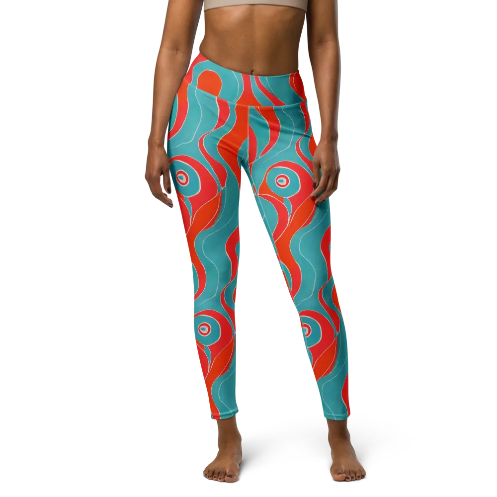 Opal Undertow on Yoga Leggings — Front