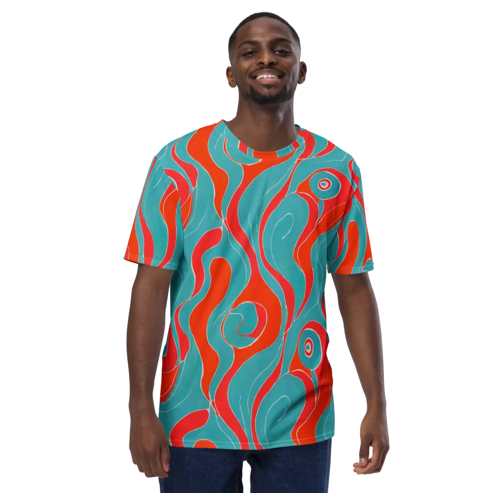 Opal Undertow on Men's Crew Neck T-Shirt — Front