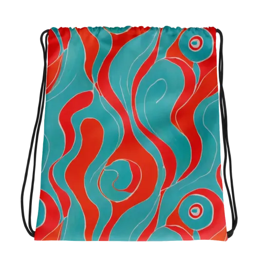 Opal Undertow on a Drawstring Bag