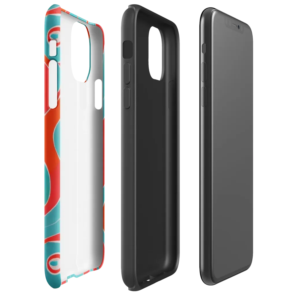 Opal Undertow on Tough Case for iPhone® — Right