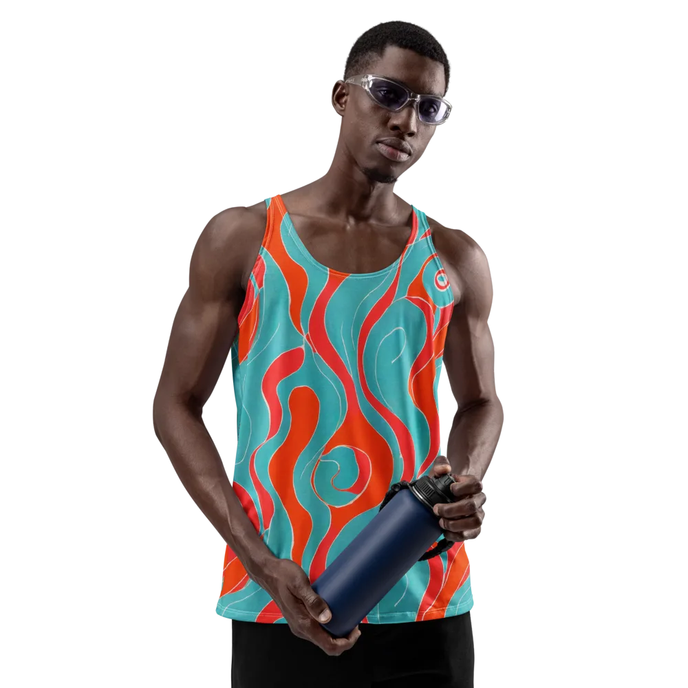 Opal Undertow on Men's Tank Top — Front