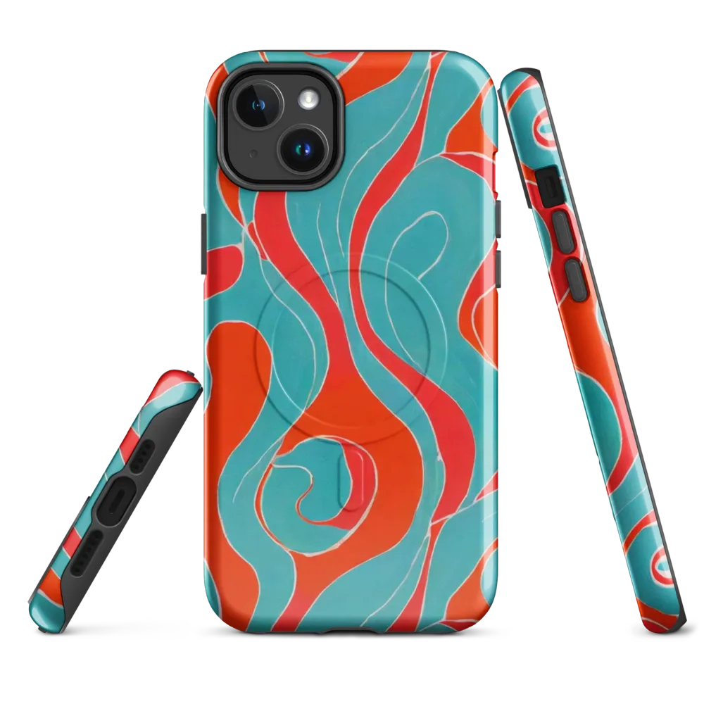 Opal Undertow on MagSafe Tough Case for iPhone® — Front