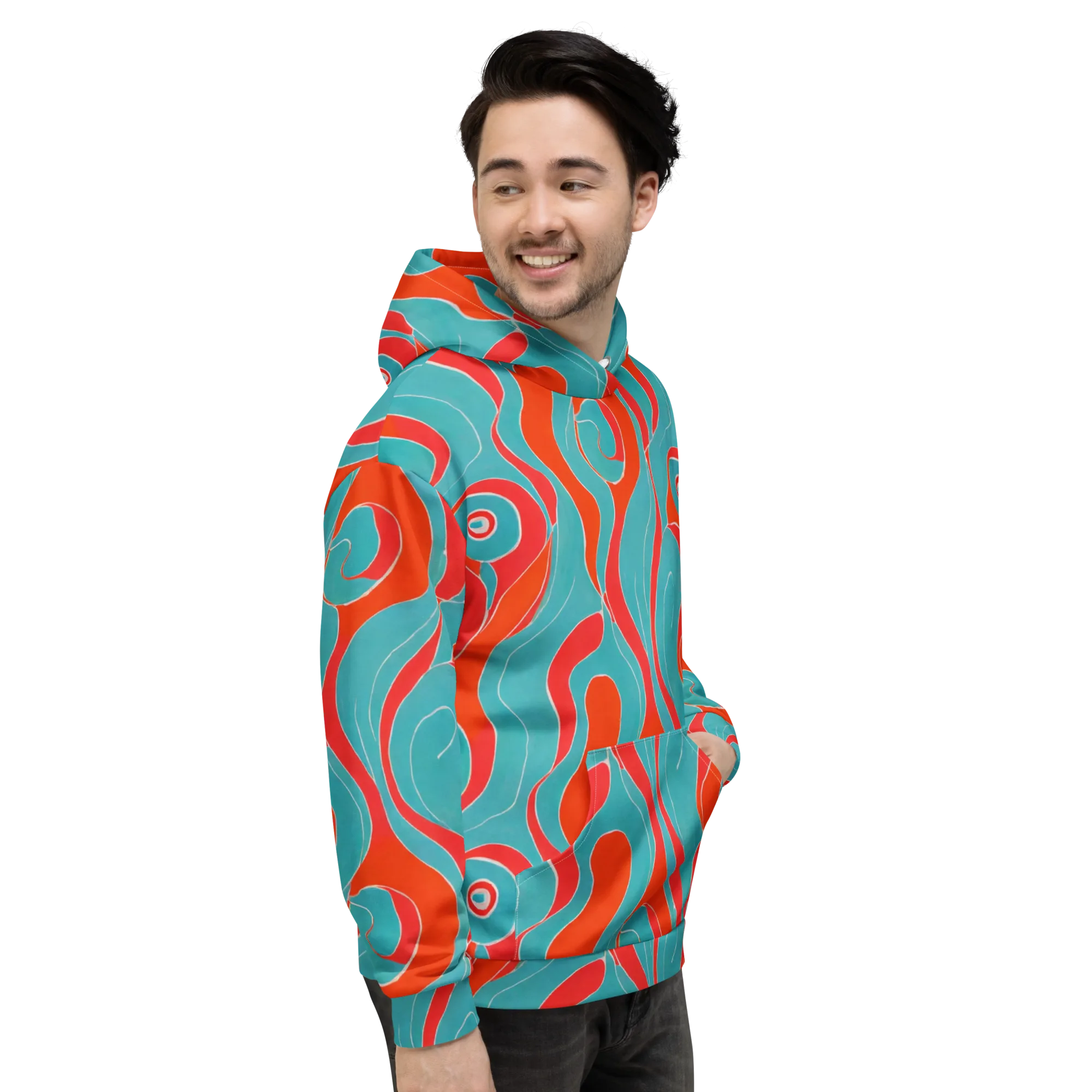 Opal Undertow on Hoodie — Right