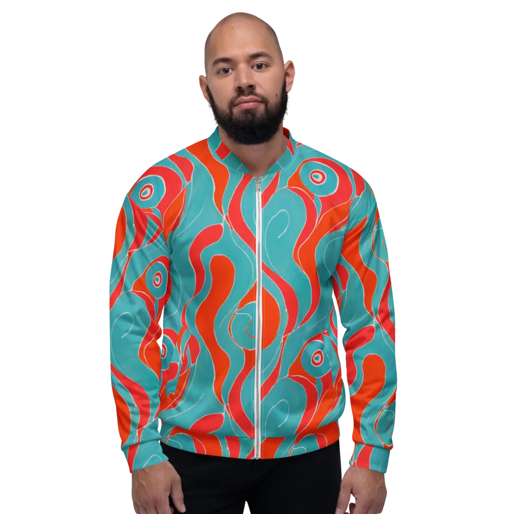 Opal Undertow on Bomber Jacket — Front