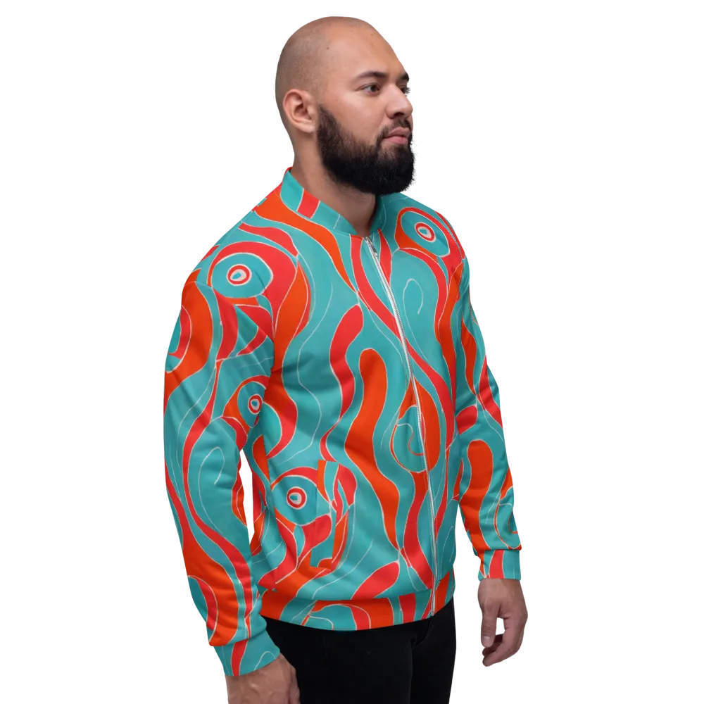 Opal Undertow on Bomber Jacket — Right