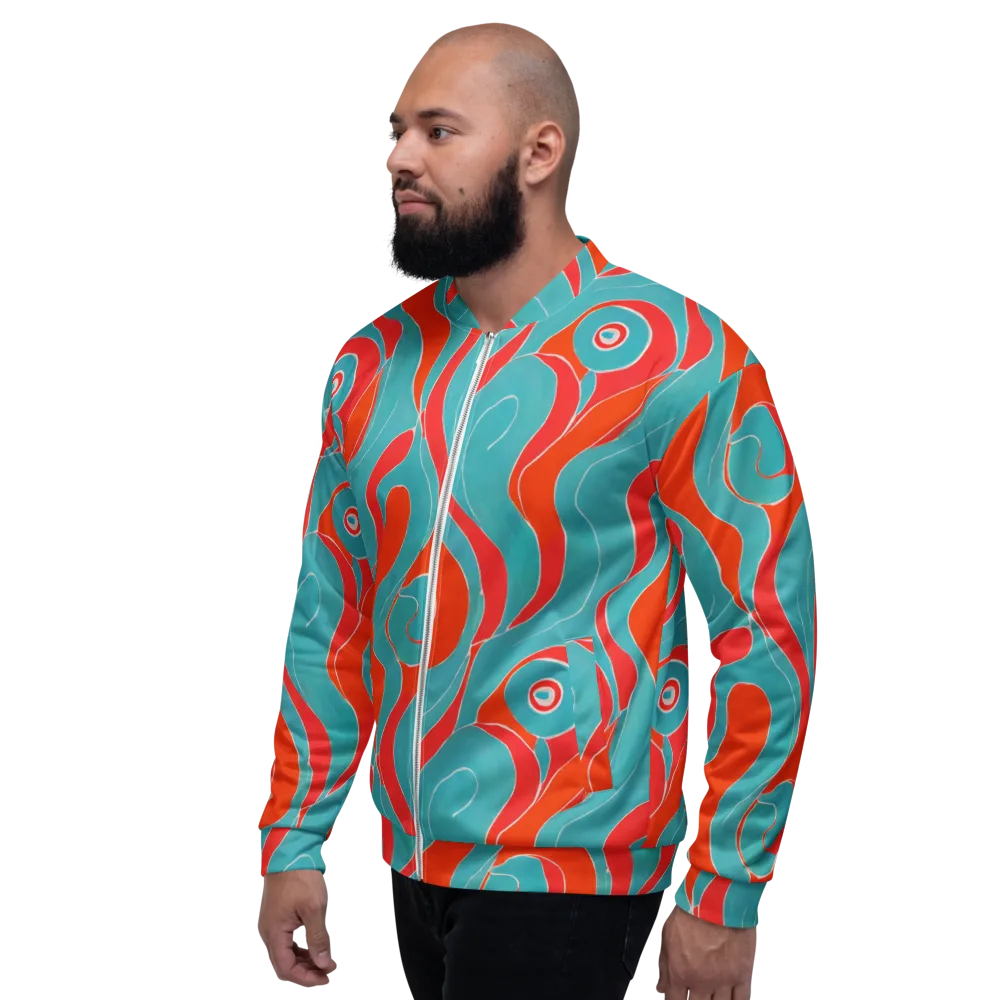 Opal Undertow on Bomber Jacket — Left