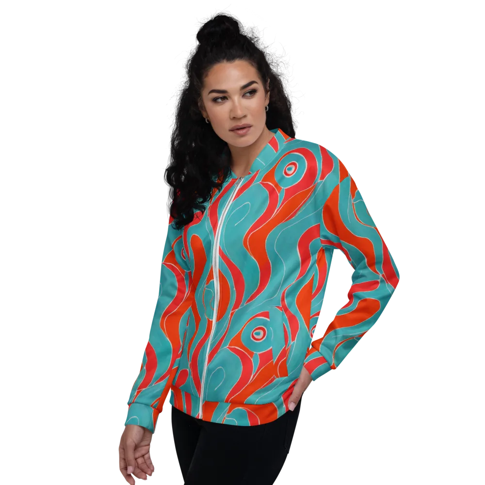 Opal Undertow on Bomber Jacket — Left