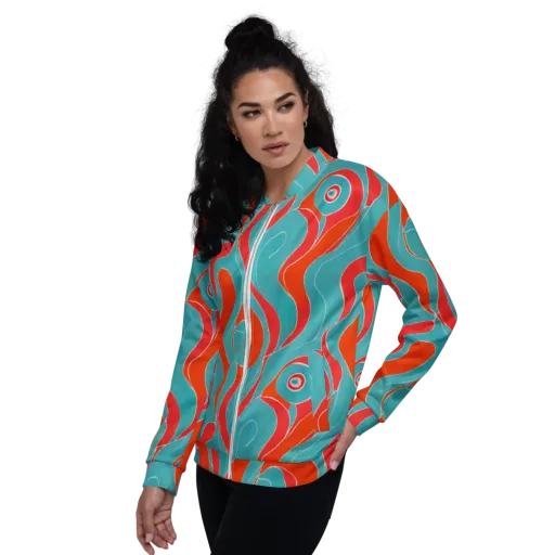 Opal Undertow on a Bomber Jacket