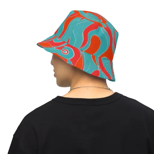Opal Undertow on a Reversible Bucket Hat