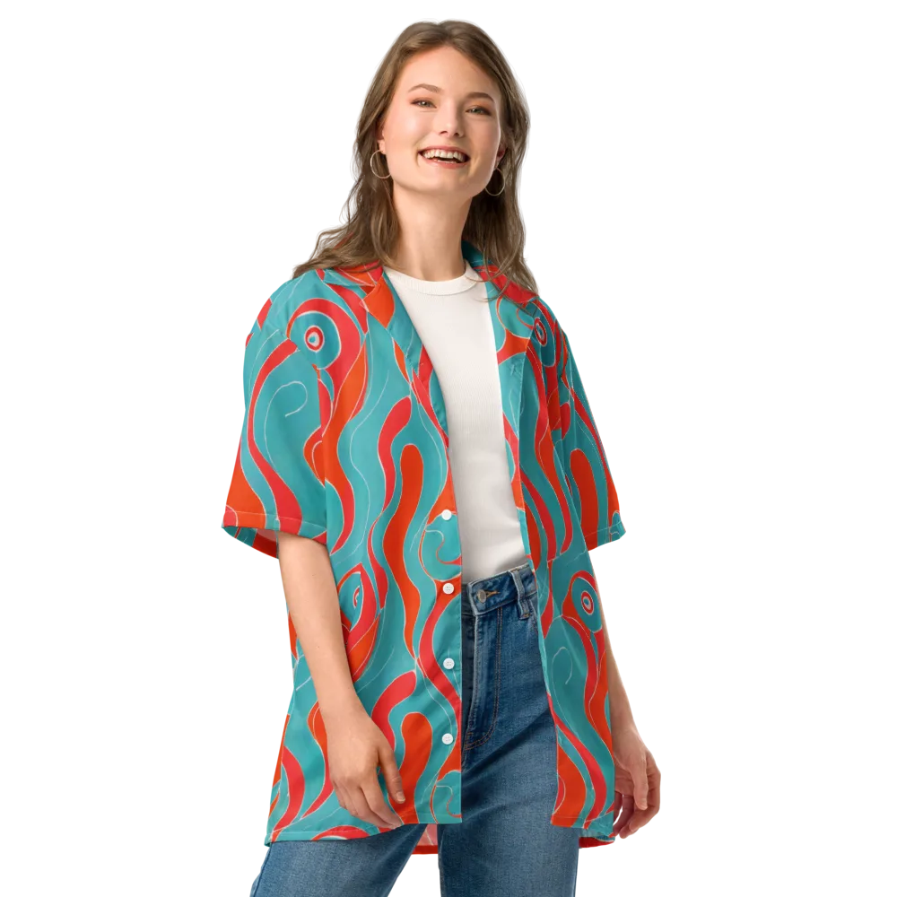 Opal Undertow on Button Shirt — Front