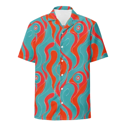 Opal Undertow on a Button Shirt