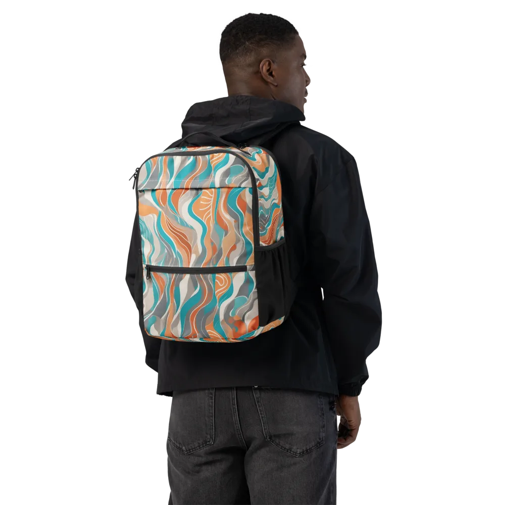 Meltwater Modern on Utility Backpack — Back