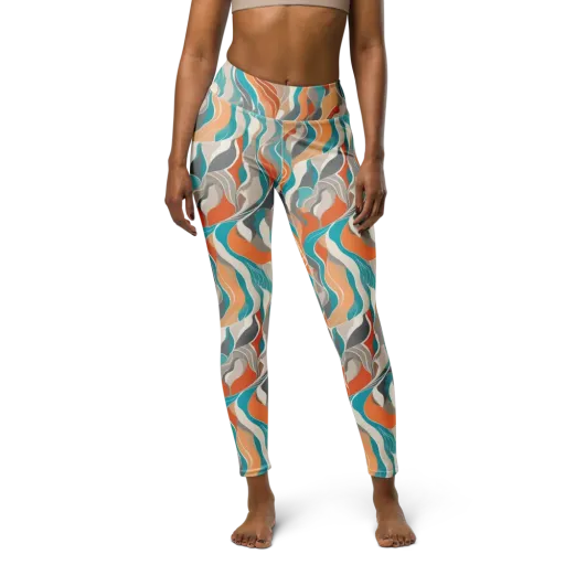 Meltwater Modern on a Yoga Leggings