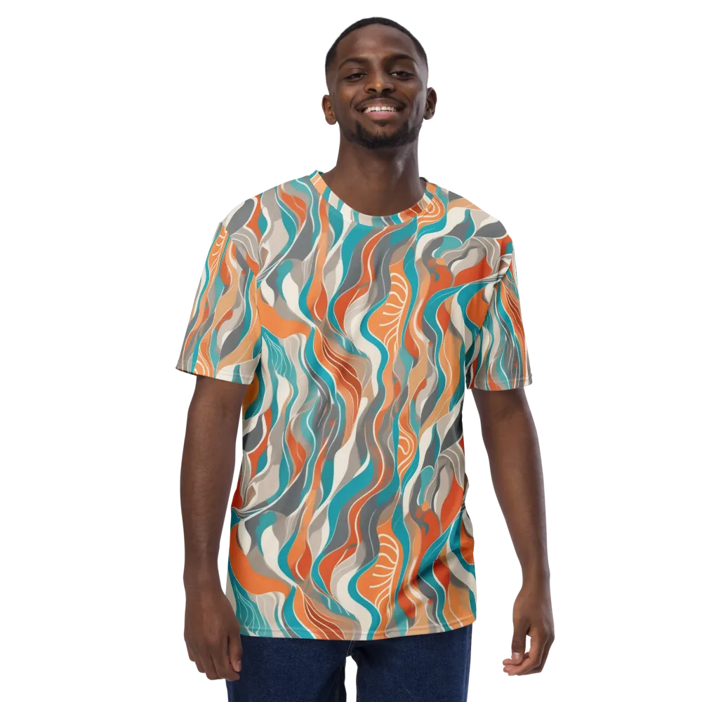 Meltwater Modern on Men's Crew Neck T-Shirt — Front