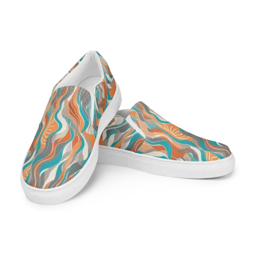 Meltwater Modern on a Men's Slip-On Canvas Shoes