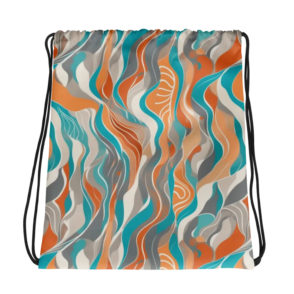 Meltwater Modern on Drawstring Bag — Photo