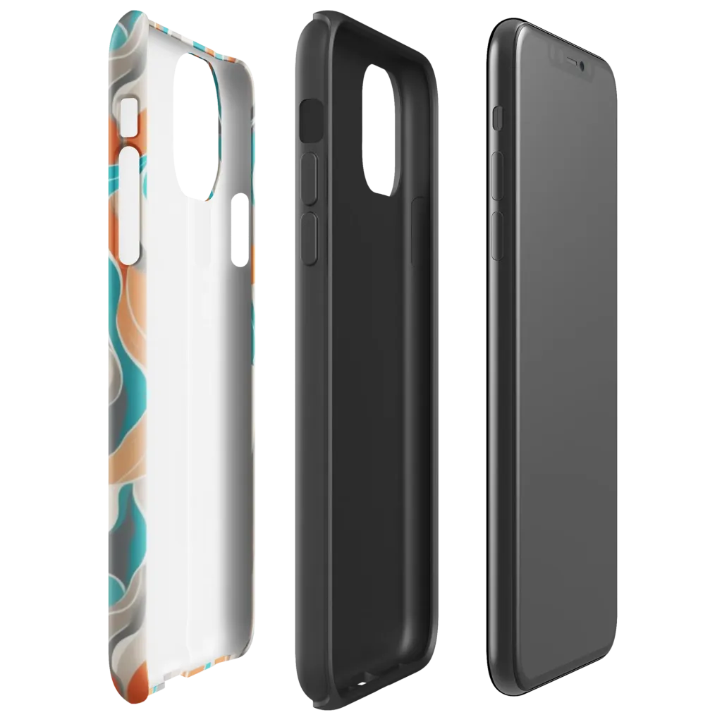 Meltwater Modern on Tough Case for iPhone® — Right