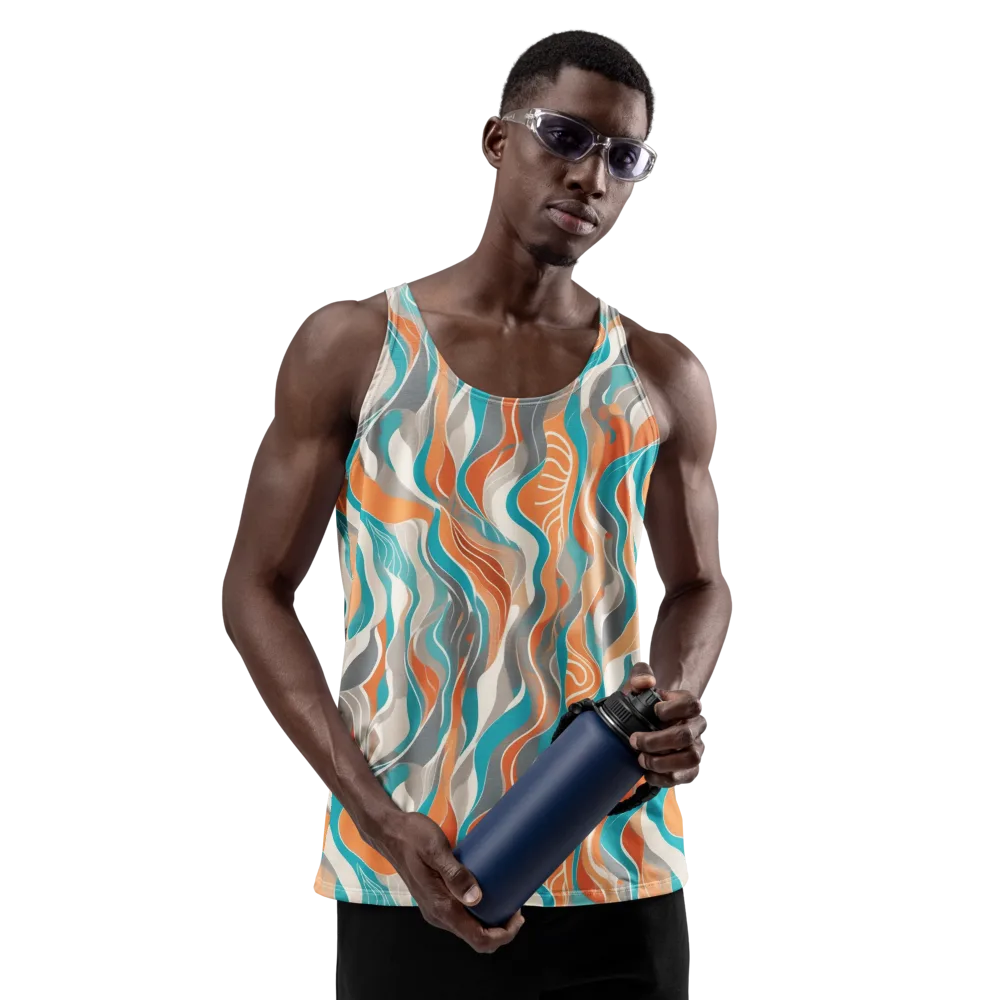 Meltwater Modern on Men's Tank Top — Front