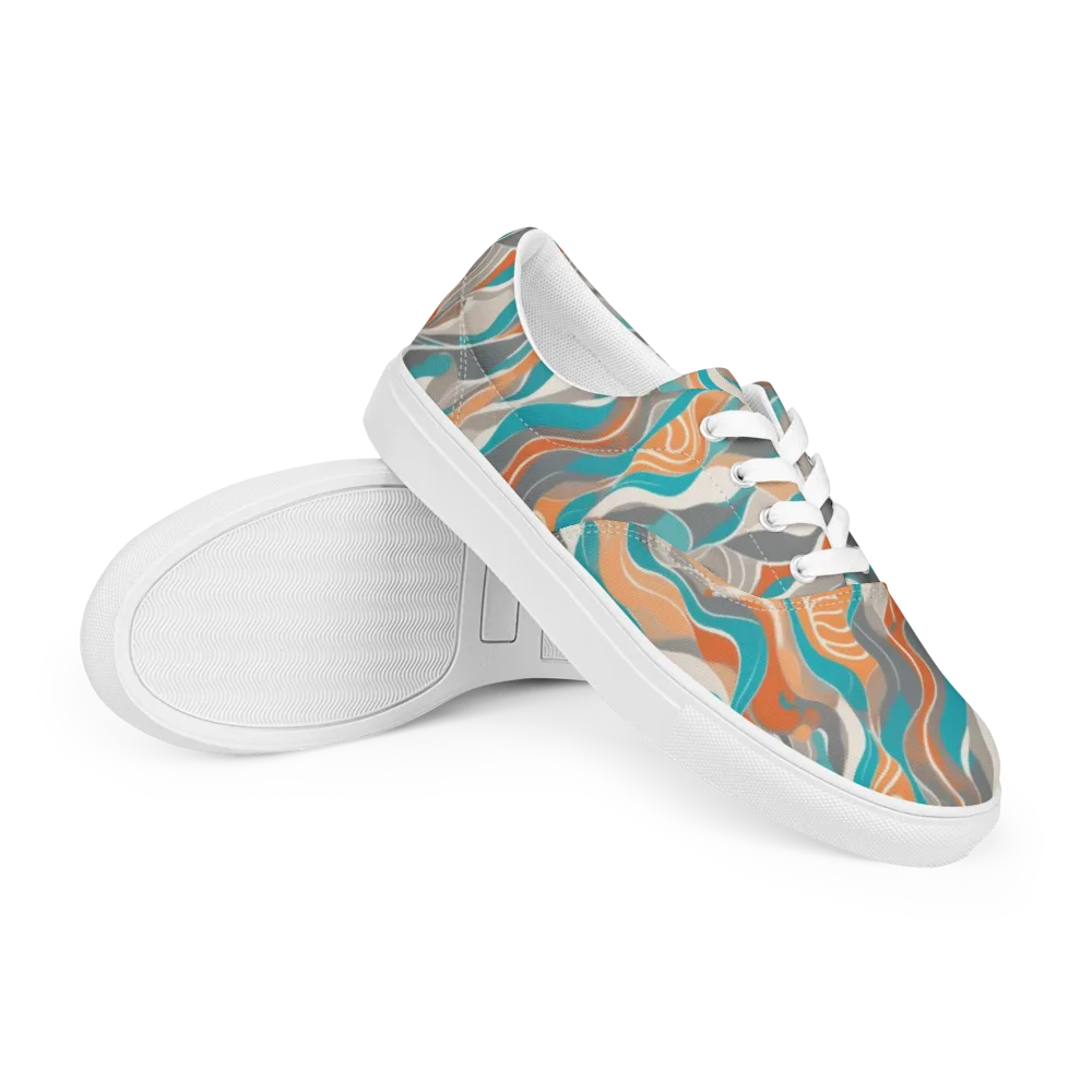 Meltwater Modern on Men's Lace-Up Canvas Shoes — Right Front