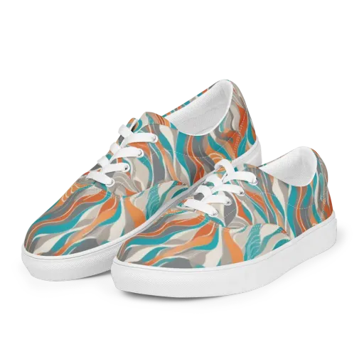 Meltwater Modern on a Men's Lace-Up Canvas Shoes