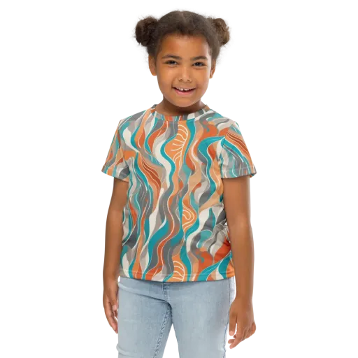Meltwater Modern on a Kids Crew Neck T-Shirt