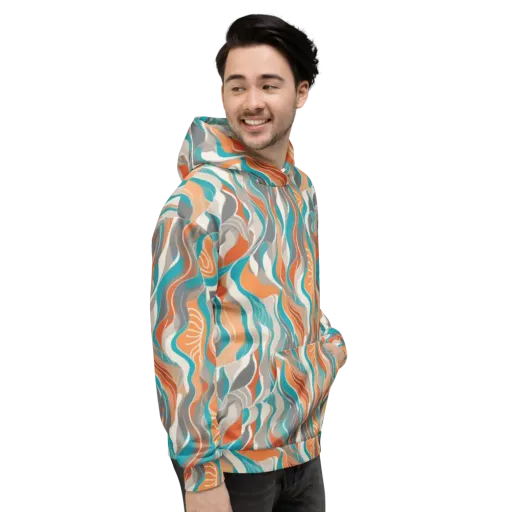 Meltwater Modern on a Hoodie
