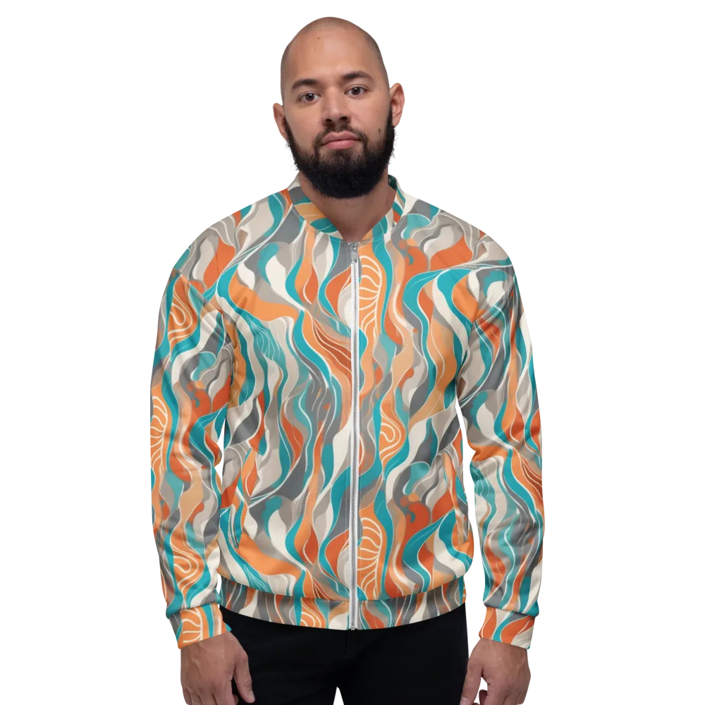 Meltwater Modern on Bomber Jacket — Front