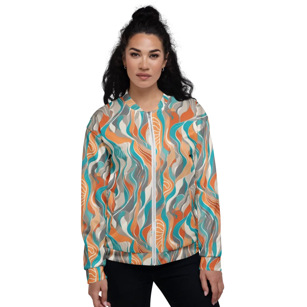 Meltwater Modern on Bomber Jacket — Front