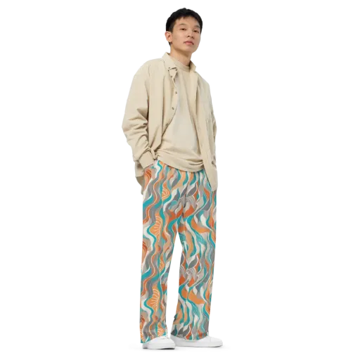 Meltwater Modern on a Wide-Leg Pants