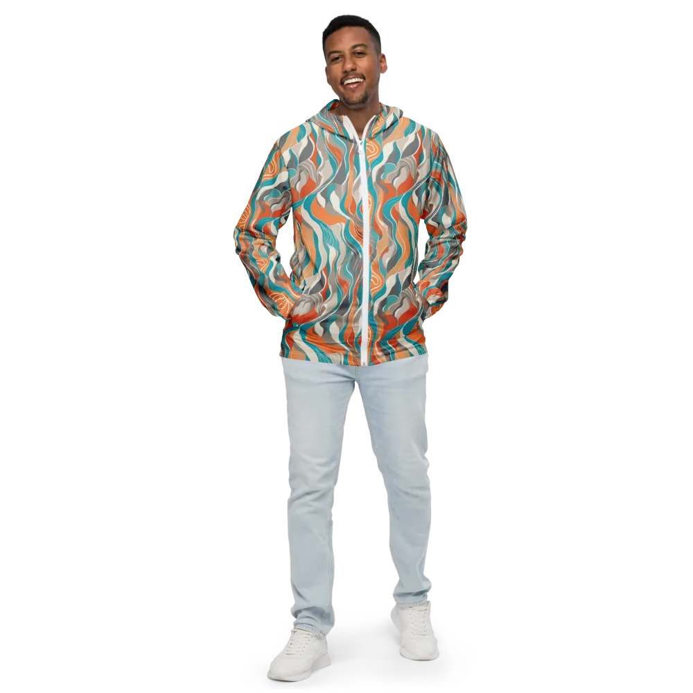 Meltwater Modern on Men's Windbreaker — Front