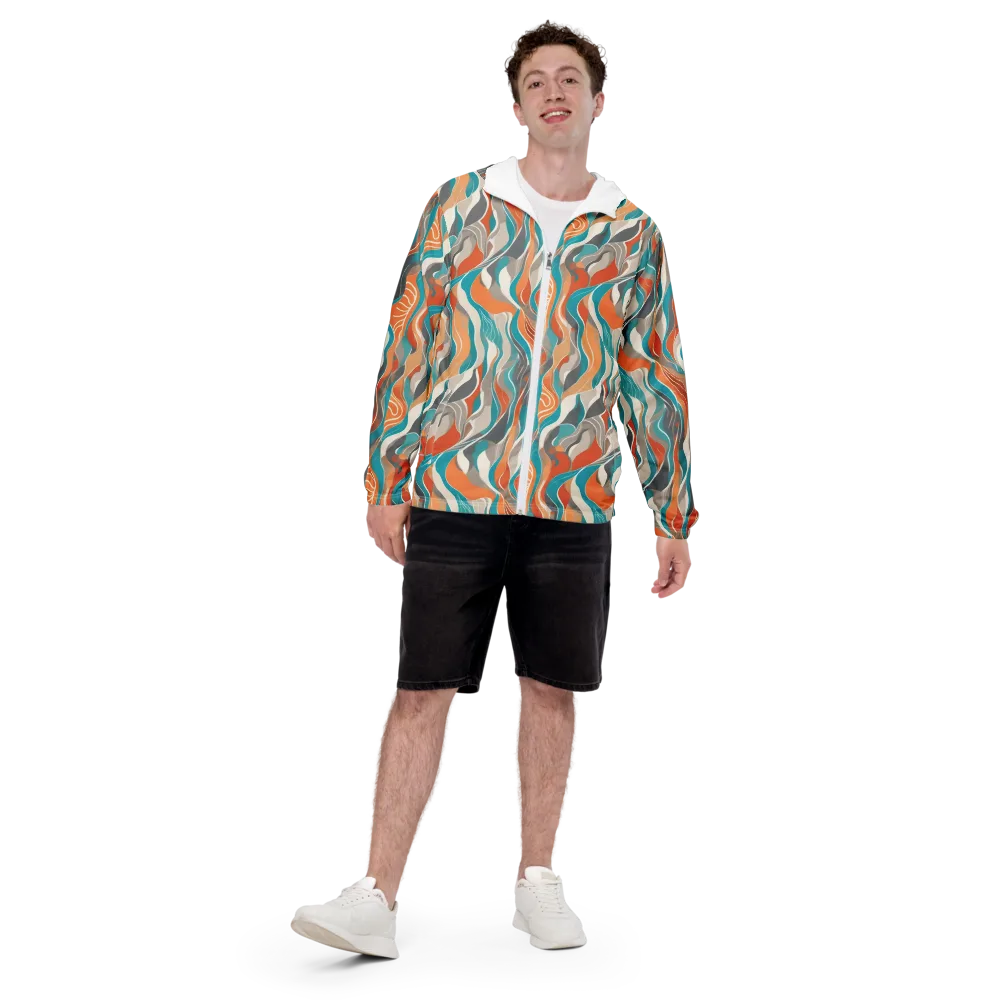Meltwater Modern on Men's Windbreaker — Front