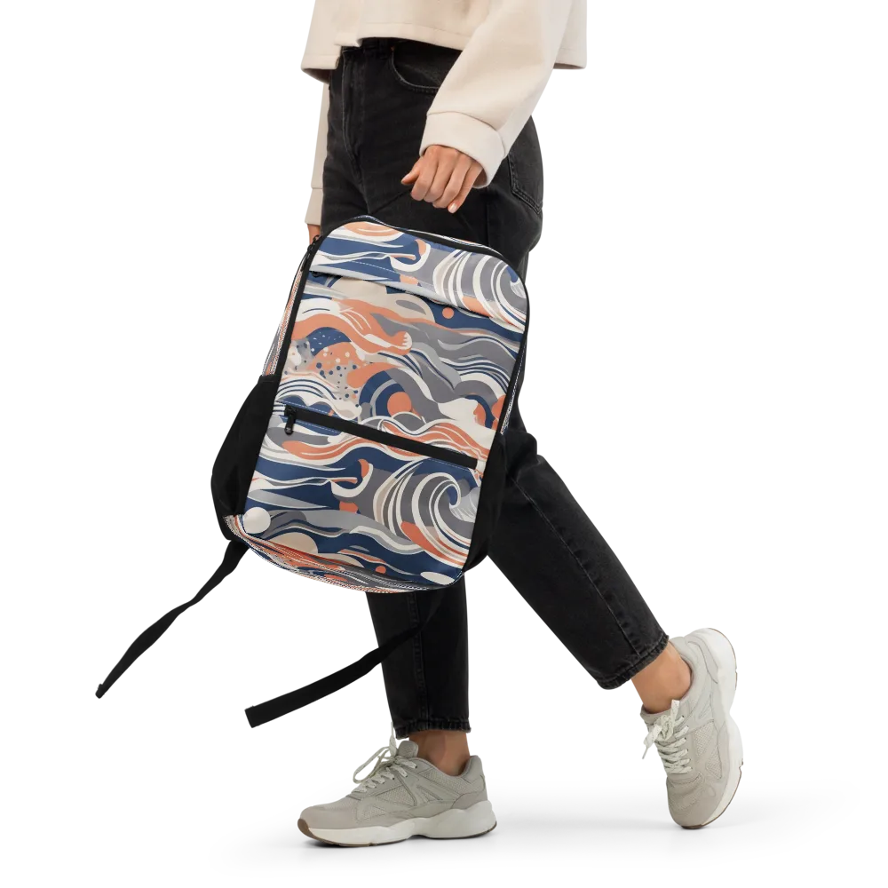 Midnight Surf on Utility Backpack — Front