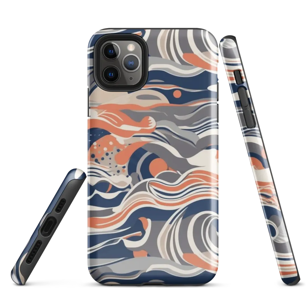 Midnight Surf on Tough Case for iPhone® — Front