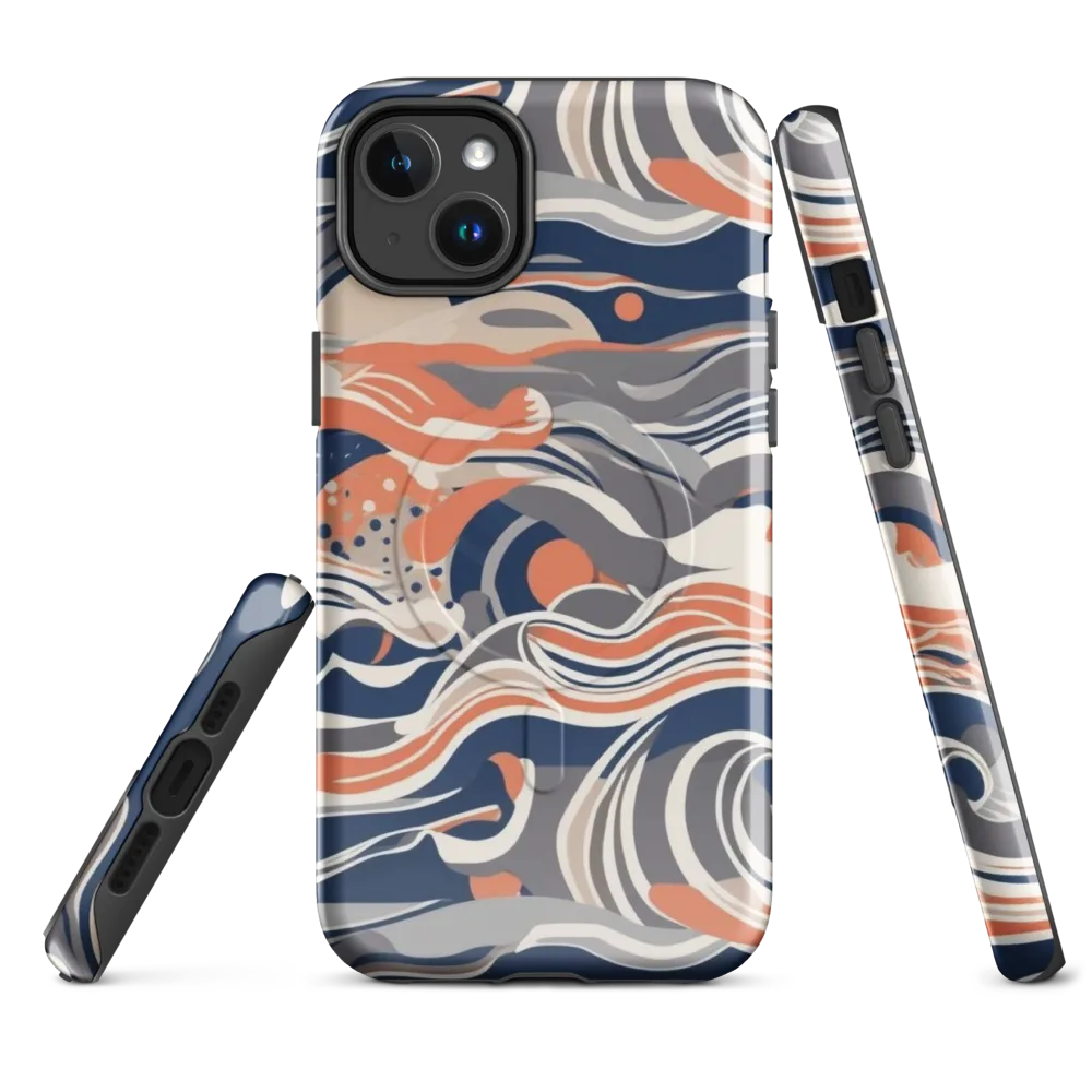 Midnight Surf on MagSafe Tough Case for iPhone® — Front