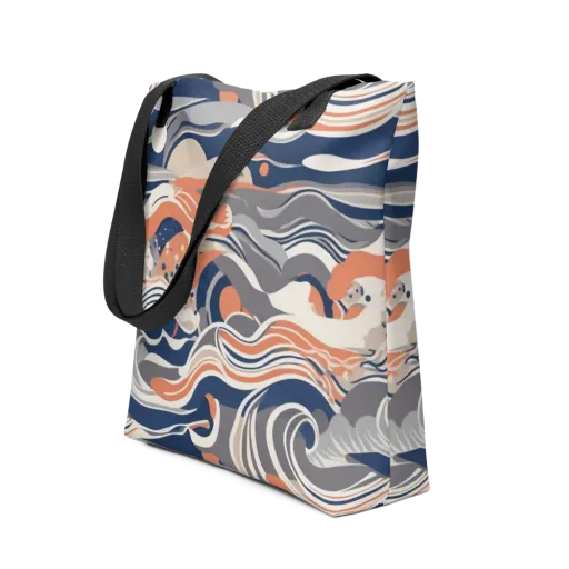 Midnight Surf on a Tote Bag